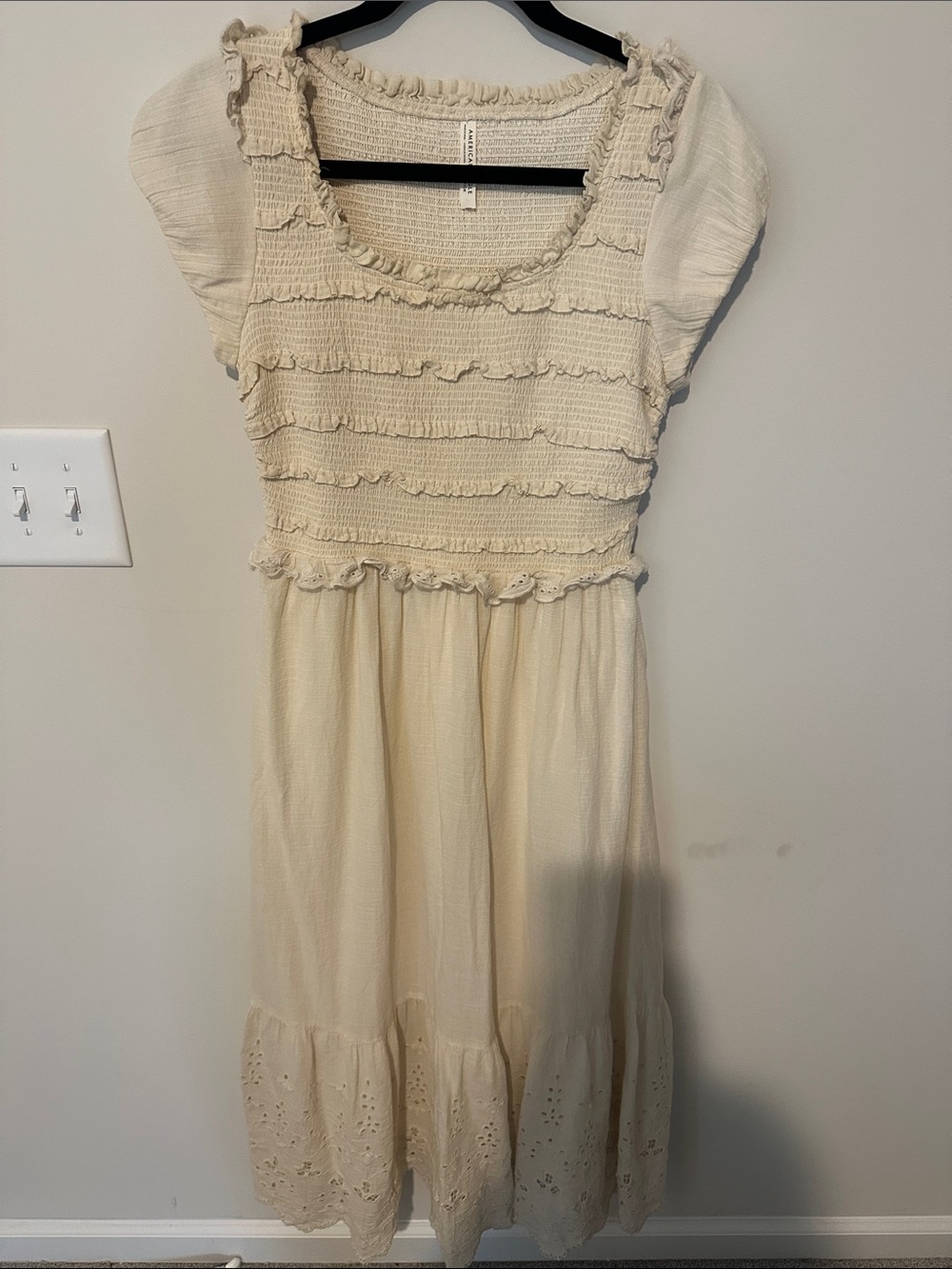 Cream dress